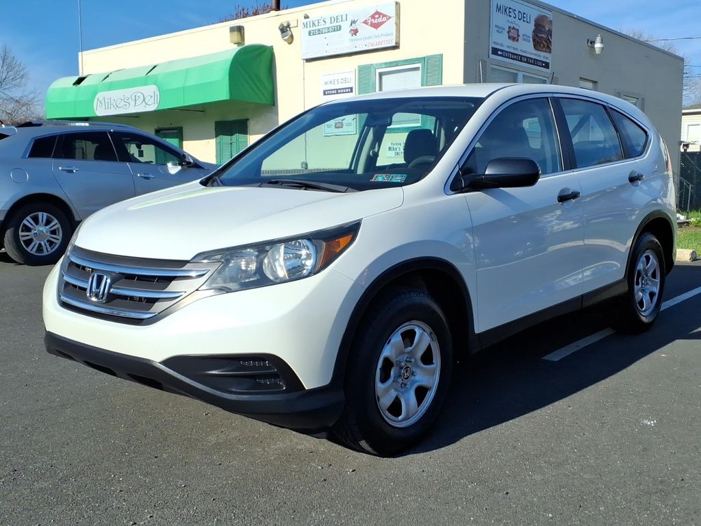 White 2013 Honda CR-V LX AWD SUV / Crossover All-Wheel Drive 5-Speed Automatic