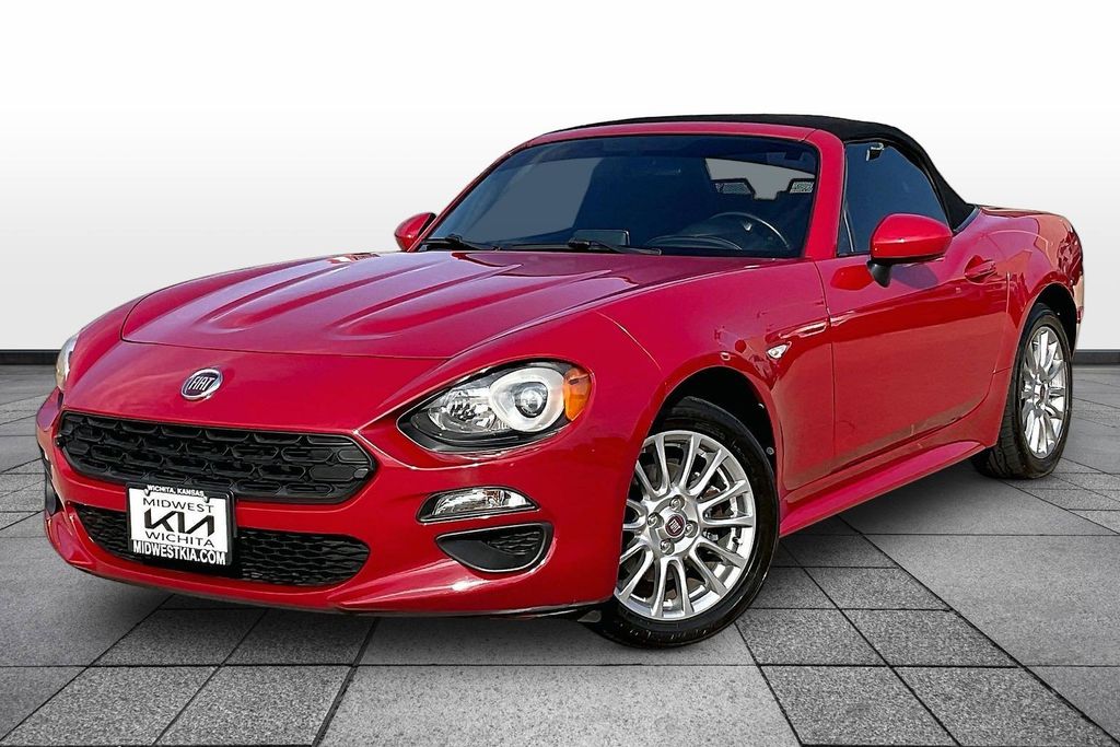 Red 2018 FIAT 124 Spider Classica Convertible Rear-Wheel Drive 6-Speed Automatic