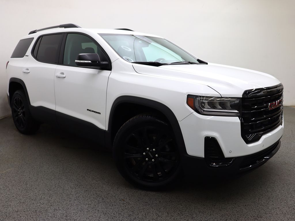 Summit White 2023 GMC Acadia SLE AWD SUV / Crossover Four-Wheel Drive 9-Speed Automatic
