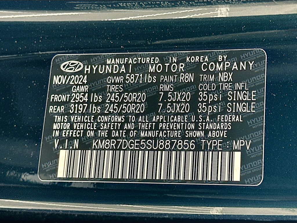 2025 Hyundai Palisade Calligraphy 24