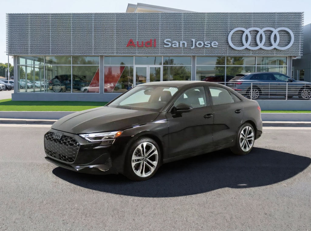 Brilliant Black 2026 Audi A3 Sedan All-Wheel Drive 7-Speed Automatic
