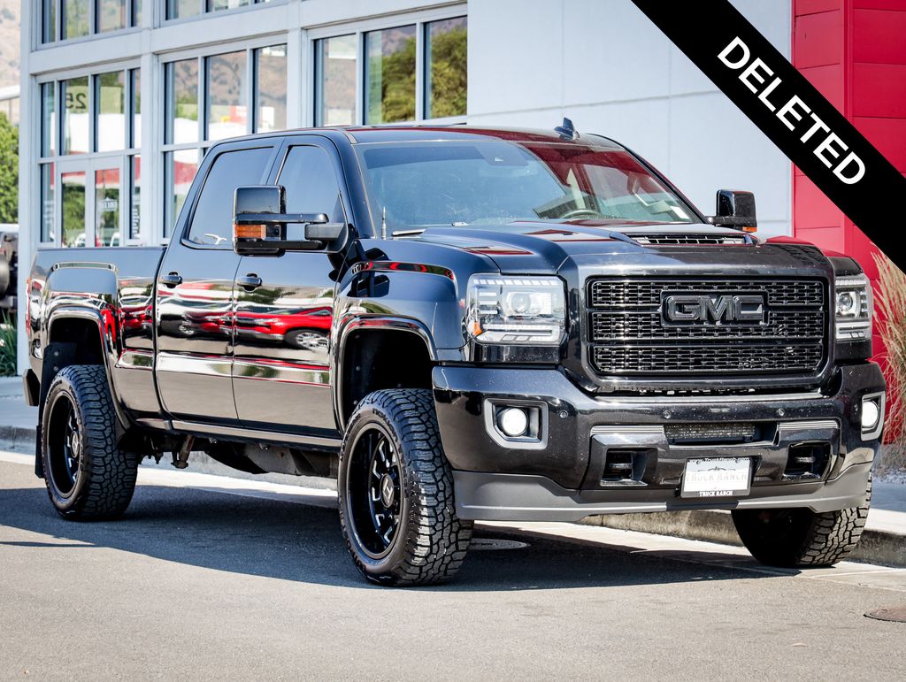 Black (Ebony Twilight Metallic) 2019 GMC Sierra 3500HD Pickup Truck Four-Wheel Drive 6-Speed Automatic