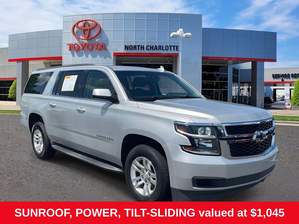 Silver Ice Metallic 2018 Chevrolet Suburban SUV / Crossover Four-Wheel Drive 6-Speed Automatic Overdrive