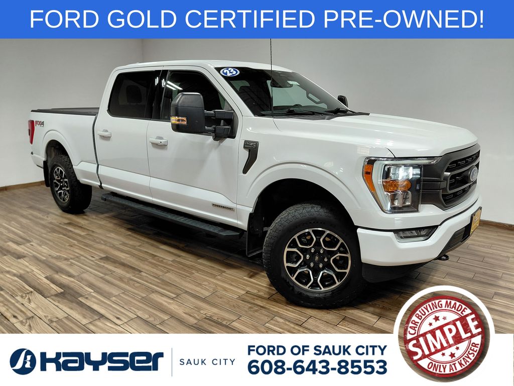 White 2023 Ford F-150 Pickup Truck Four-Wheel Drive Automatic