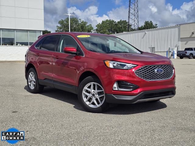 Rapid Red Metallic Tinted Clearcoat 2024 Ford Edge SUV / Crossover All-Wheel Drive 8-Speed Automatic