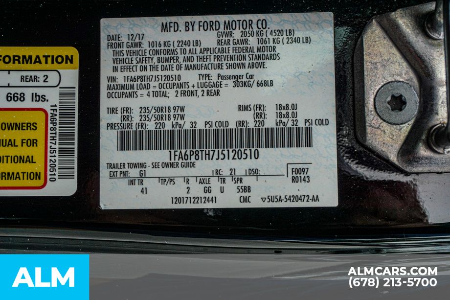 Used 2018 Black Ford EcoBoost Premium image 56