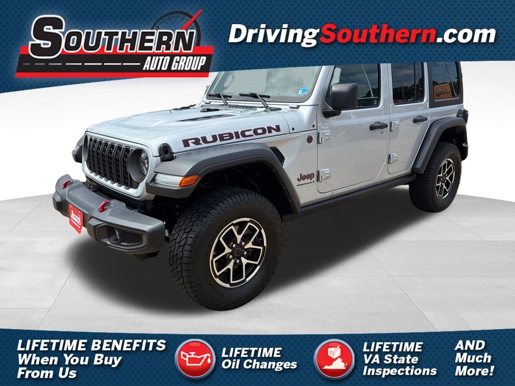 Silver Zynith Clearcoat 2024 Jeep Wrangler SUV / Crossover Four-Wheel Drive 8-Speed Automatic
