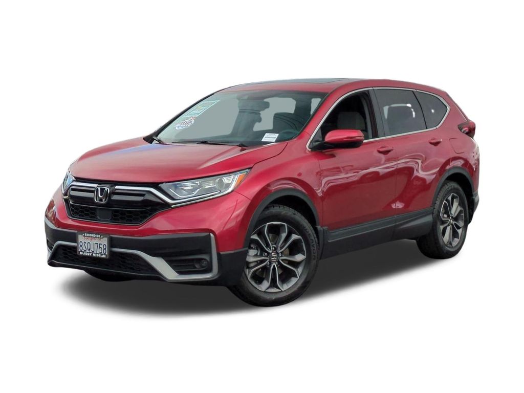 Radiant Red Metallic 2020 Honda CR-V EX FWD SUV / Crossover Front-Wheel Drive Continuously Variable Transmission