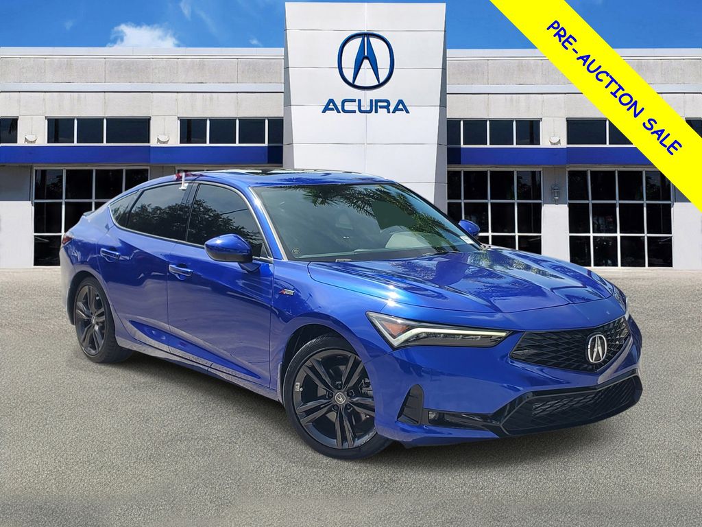 Apex Blue Pearl 2024 Acura Integra Sedan Front-Wheel Drive Continuously Variable Transmission