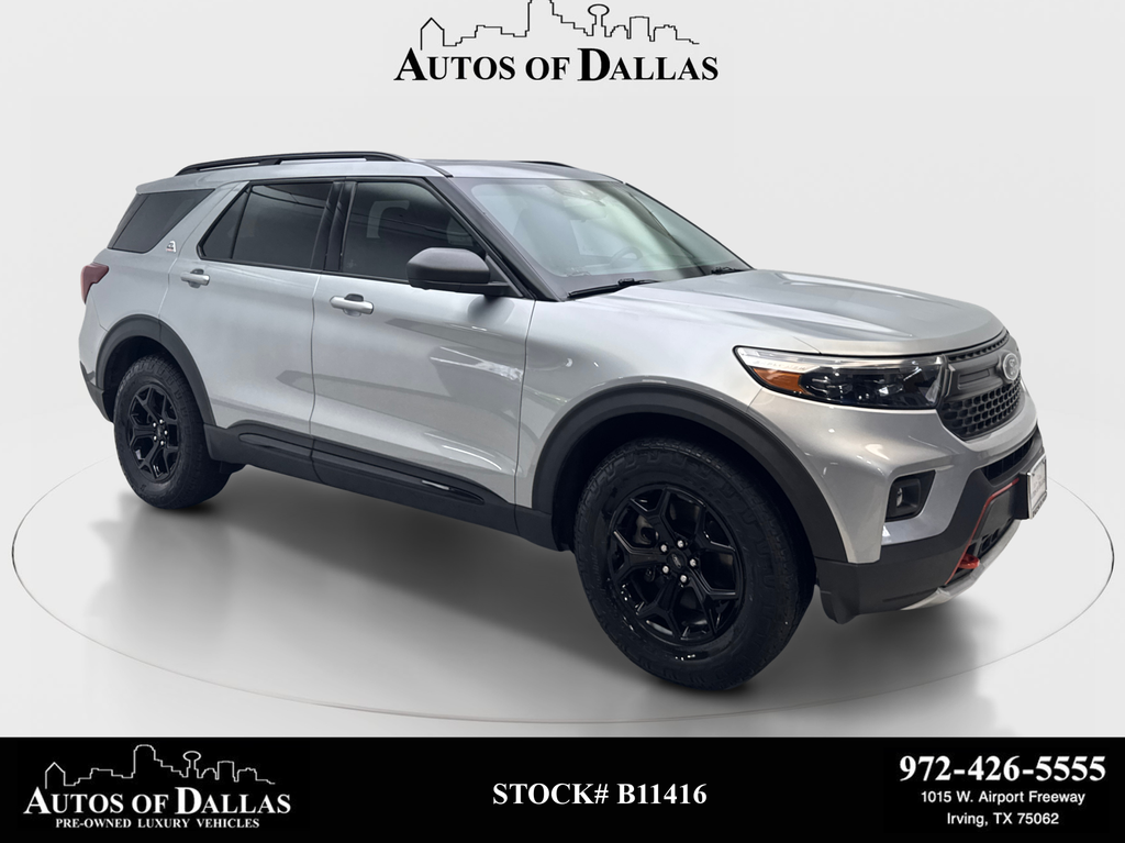 Silver Metallic 2022 Ford Explorer SUV / Crossover All-Wheel Drive Automatic