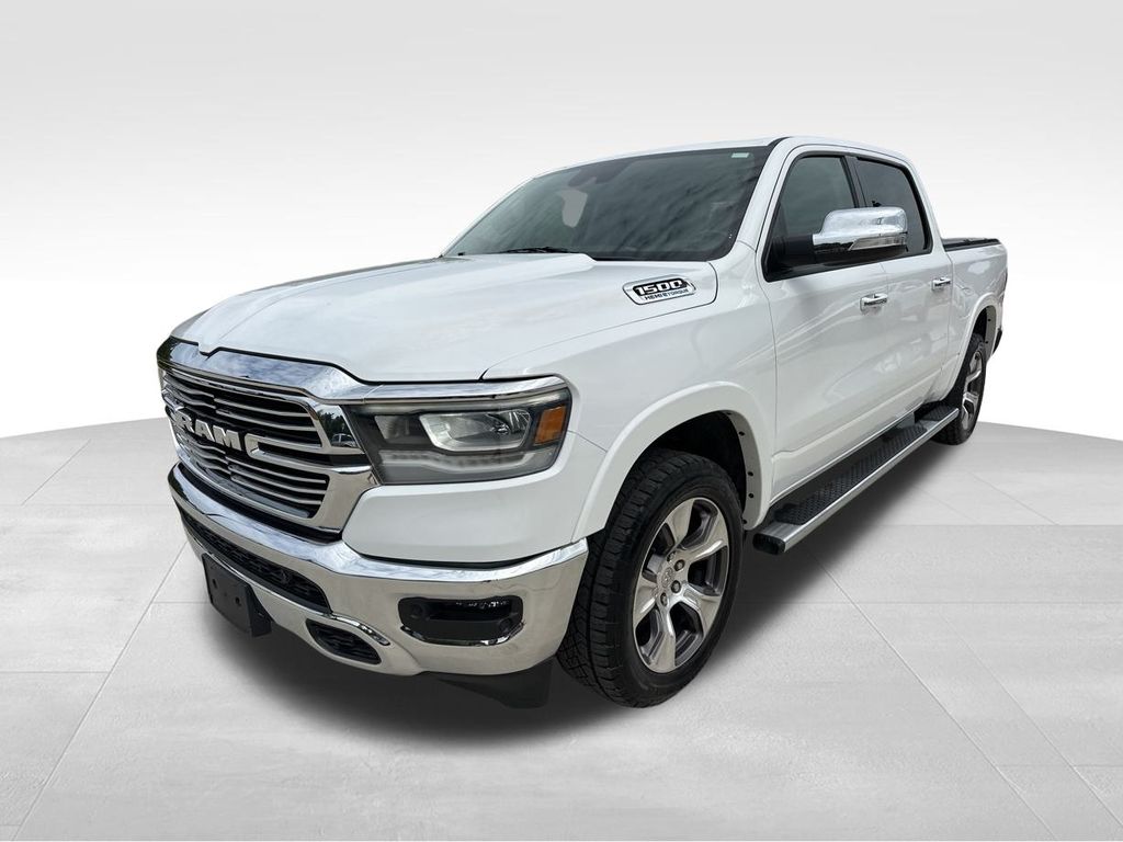 2021 Bright White Clearcoat Ram 1500 Laramie 4X4 Truck