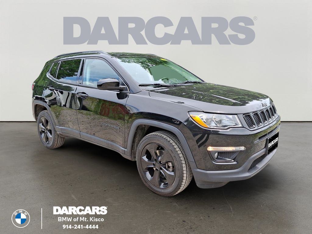 Diamond Black Crystal Pearlcoat 2020 Jeep Compass SUV / Crossover Four-Wheel Drive 9-Speed Automatic
