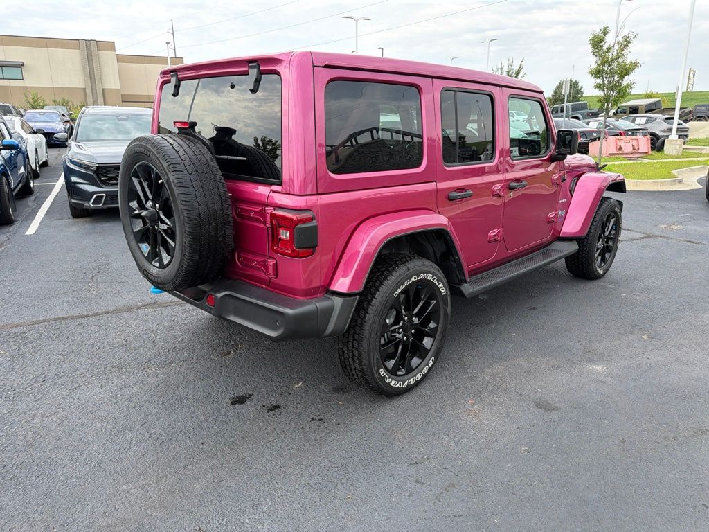 Used 2022 Red Jeep Unlimited Sahara 4xe image 7