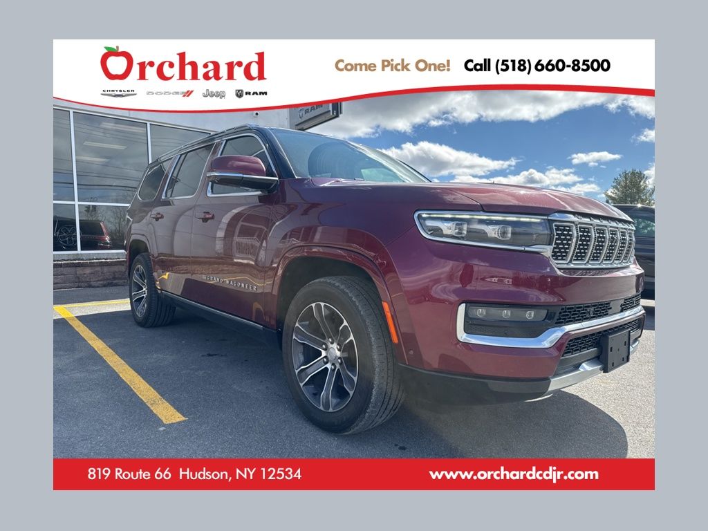 Velvet Red Pearlcoat 2022 Jeep Grand Wagoneer Series I 4WD SUV / Crossover Four-Wheel Drive 8-Speed Automatic