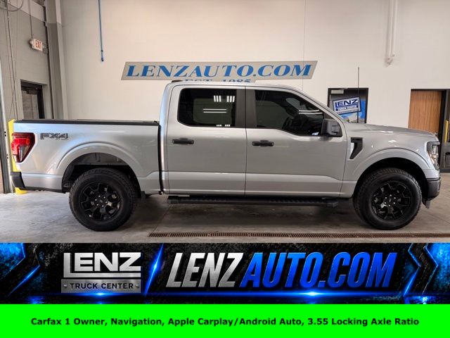 Iconic Silver Metallic 2024 Ford F-150 Pickup Truck Four-Wheel Drive Automatic