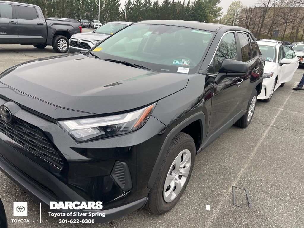 Midnight Black 2024 Toyota RAV4 LE AWD SUV / Crossover All-Wheel Drive 8-Speed Automatic