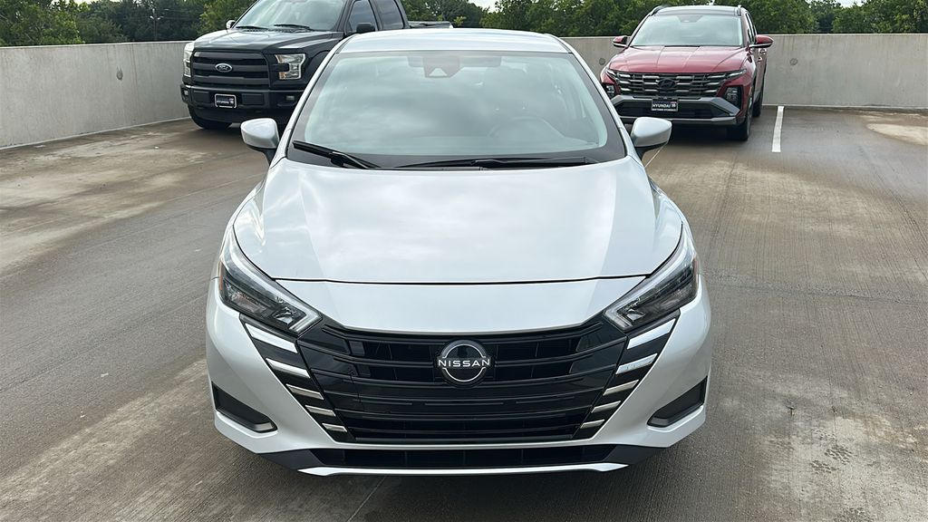 2025 Nissan Versa 1.6 SV Silver at South Houston Nissan