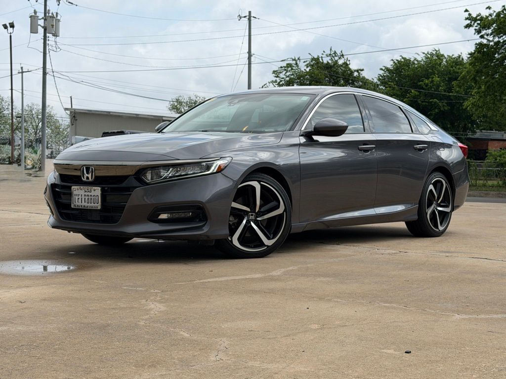 Gray (Modern Steel Metallic) 2020 Honda Accord 1.5T Sport FWD Sedan Front-Wheel Drive Continuously Variable Transmission