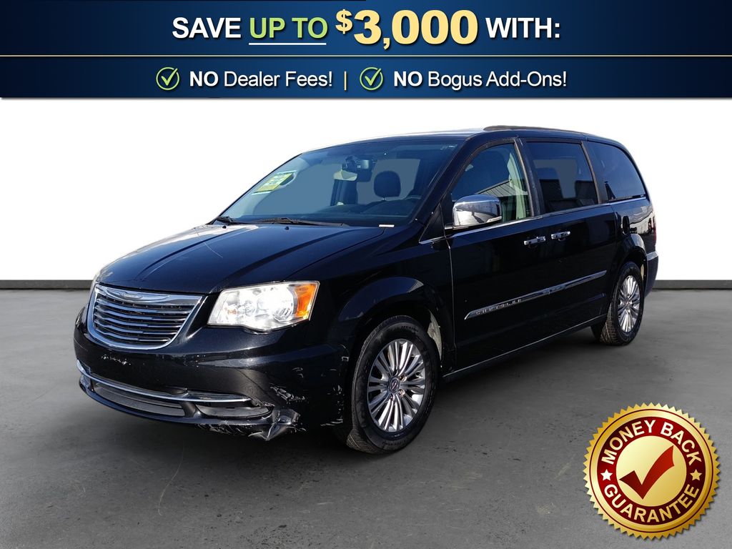 Brilliant Black Crystal Pearlcoat 2015 Chrysler Town & Country Touring-L FWD Minivan Front-Wheel Drive 6-Speed Automatic