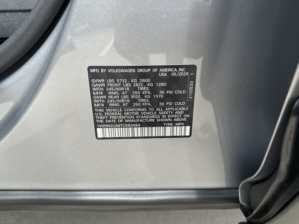 2026 Volkswagen Atlas 2.0T SE Silver at DeMontrond Auto Country