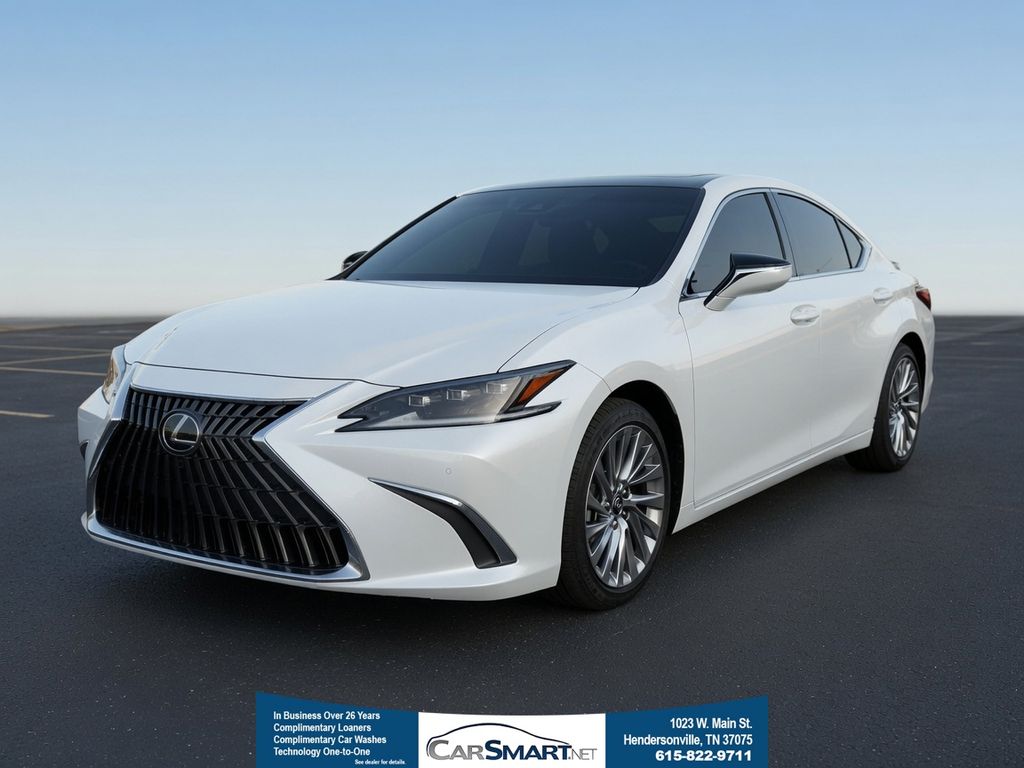 Eminent White Pearl 2023 Lexus ES Sedan Front-Wheel Drive 8-Speed Automatic