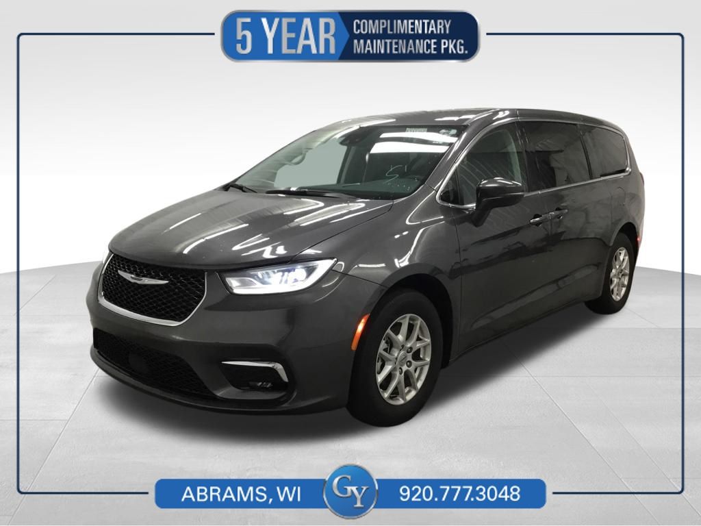 Gray (Granite Crystal Metallic Clearcoat) 2023 Chrysler Pacifica Minivan Front-Wheel Drive 9-Speed Automatic
