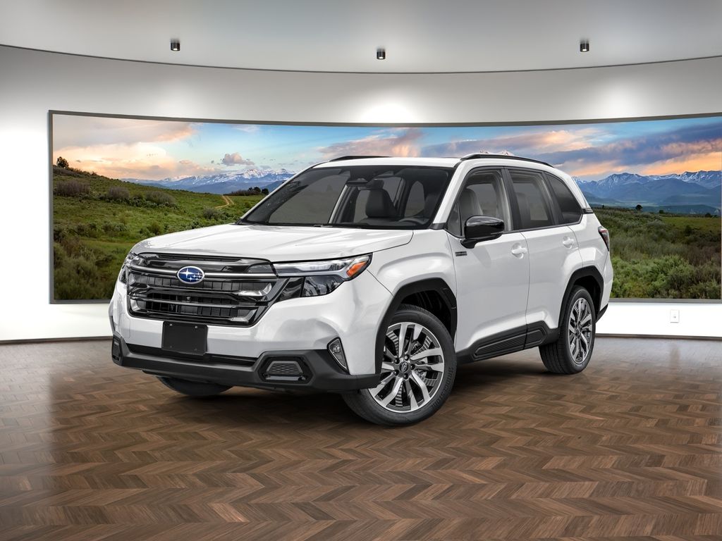 Crystal White Pearl 2026 Subaru Forester Hybrid SUV / Crossover All-Wheel Drive Continuously Variable Transmission