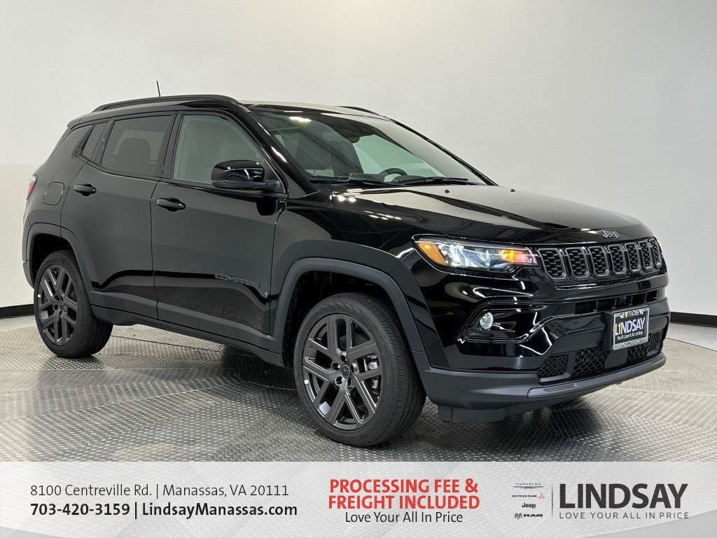 Diamond Black Crystal Pearlcoat 2026 Jeep Compass Limited 4WD SUV / Crossover Four-Wheel Drive 8-Speed Automatic