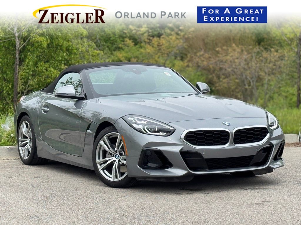 Gray (Skyscraper Grey Metallic) 2026 BMW Z4 Convertible Rear-Wheel Drive 8-Speed Automatic