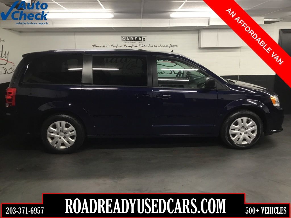 True Blue Pearlcoat 2015 Dodge Grand Caravan Minivan Front-Wheel Drive 6-Speed Automatic