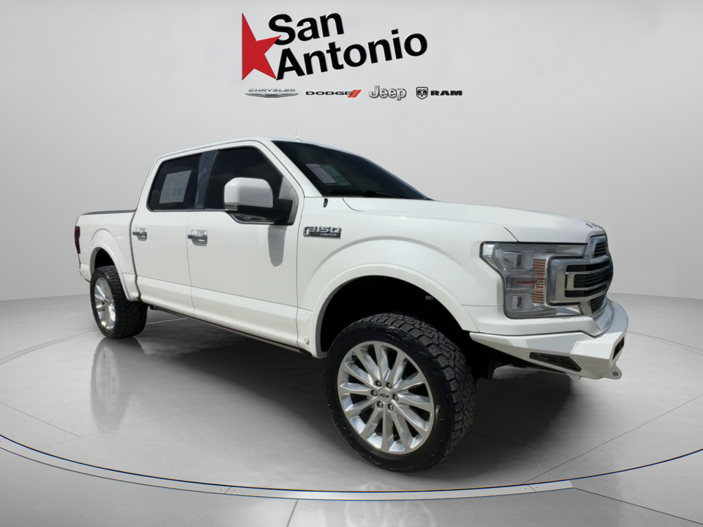 White Metallic 2020 Ford F-150 Pickup Truck Four-Wheel Drive Automatic