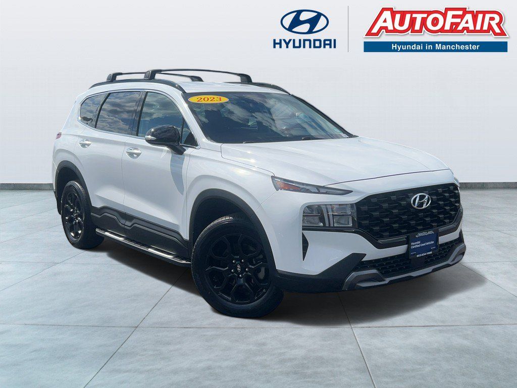 Serenity White Pearl 2023 Hyundai Santa Fe SUV / Crossover All-Wheel Drive 8-Speed Automatic