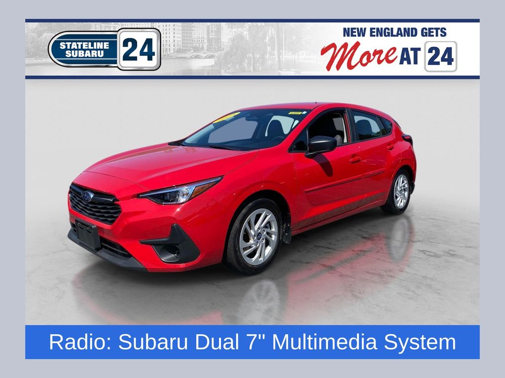 Pure Red 2025 Subaru Impreza Wagon All-Wheel Drive Continuously Variable Transmission
