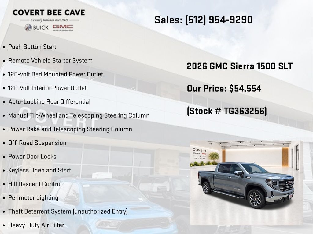 New 2026 Silver GMC SLT image 37