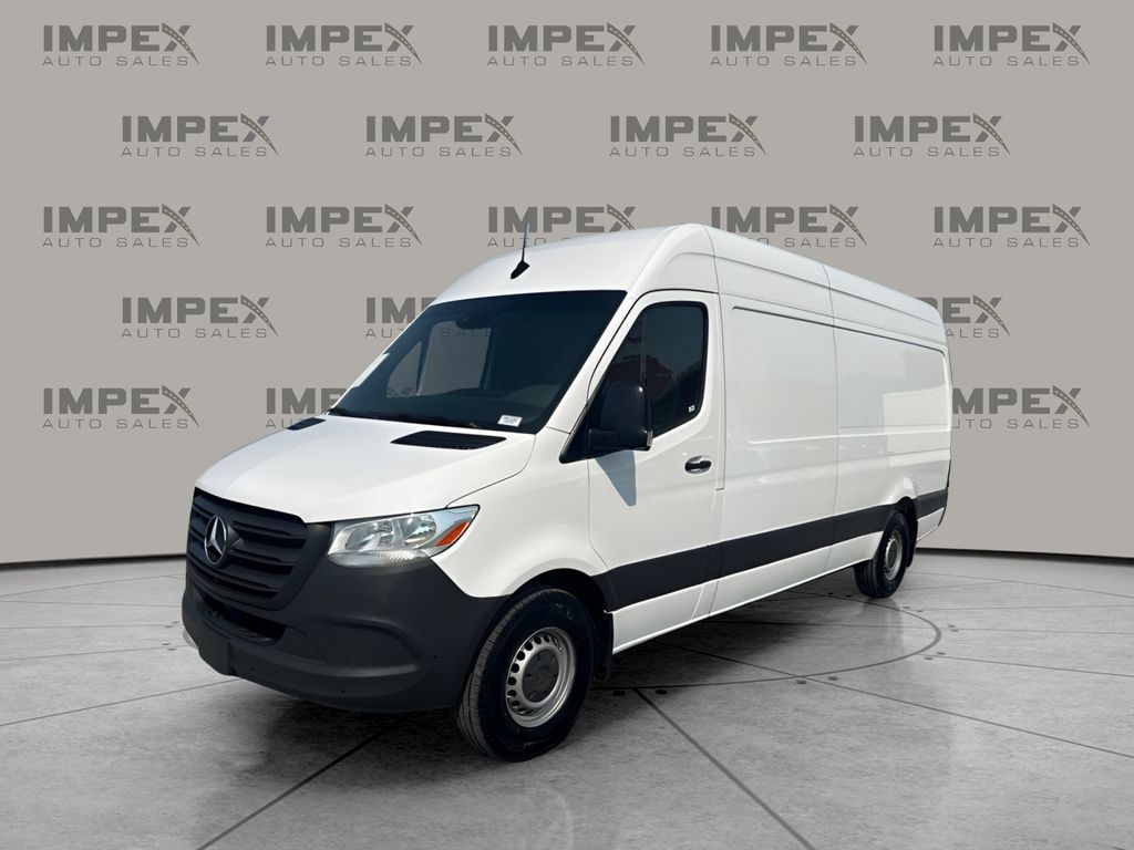 White 2023 Mercedes-Benz Sprinter Cargo Van Rear-Wheel Drive 9-Speed Automatic