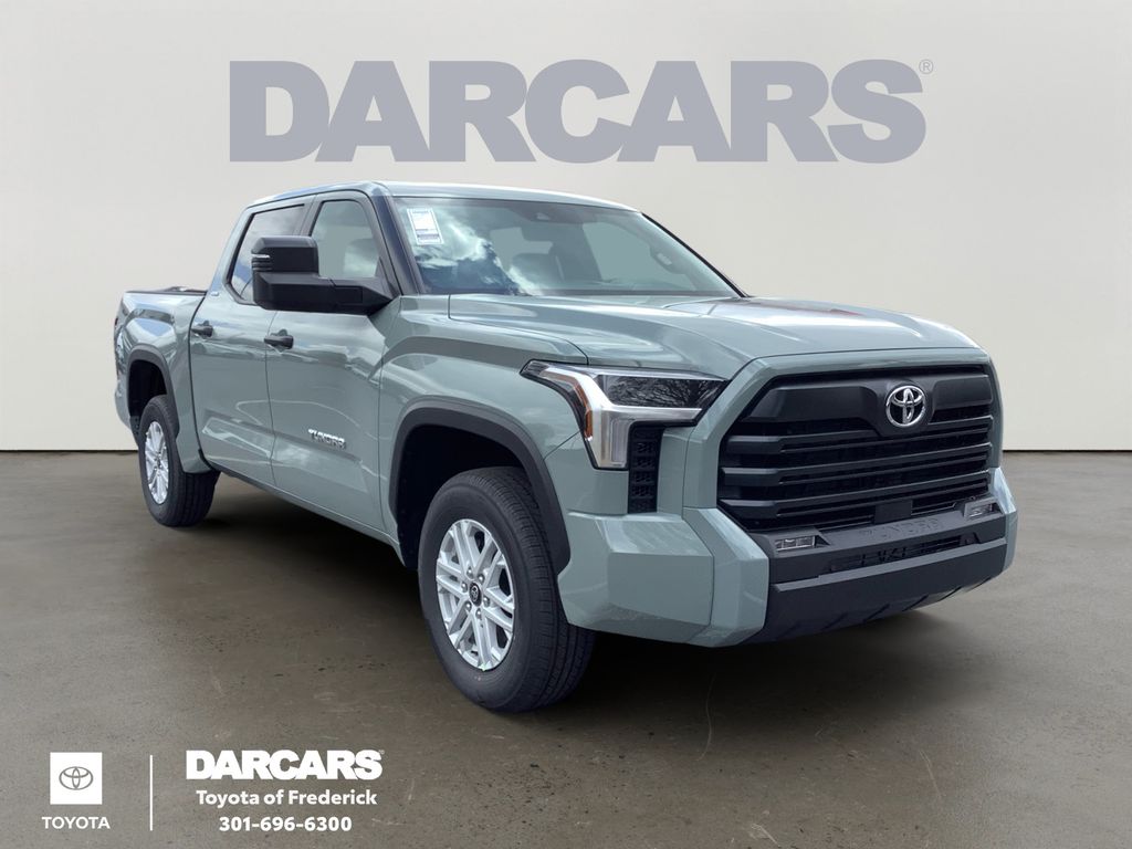 Lunar Rock 2026 Toyota Tundra SR5 CrewMax Cab 4WD Pickup Truck Four-Wheel Drive Automatic