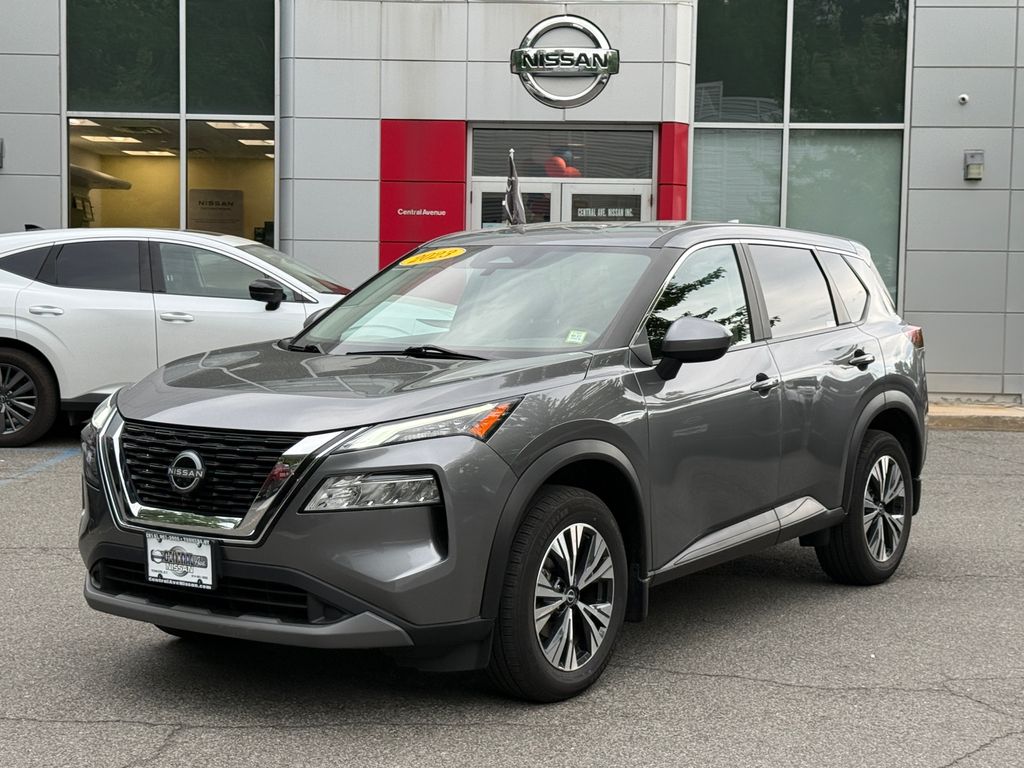 Gray (Gun Metallic) 2023 Nissan Rogue SUV / Crossover All-Wheel Drive Continuously Variable Transmission