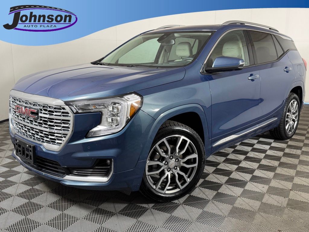 Downpour Metallic 2024 GMC Terrain Denali AWD SUV / Crossover All-Wheel Drive 9-Speed Automatic