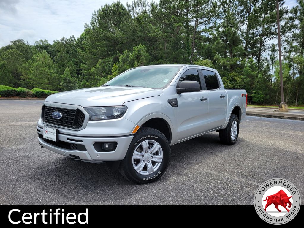 Ingot Silver 2019 Ford Ranger XLT SuperCrew 4WD Pickup Truck Four-Wheel Drive Automatic