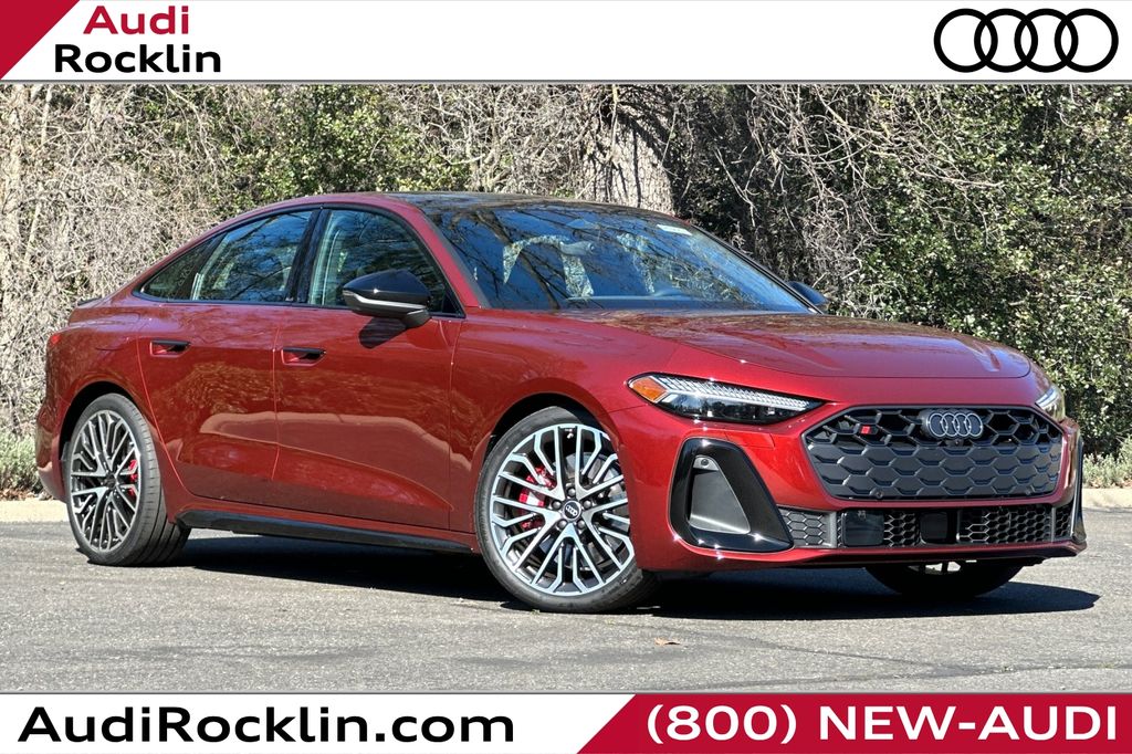Red 2025 Audi S5 3.0T quattro Premium Plus Sedan All-Wheel Drive 7-Speed Automatic