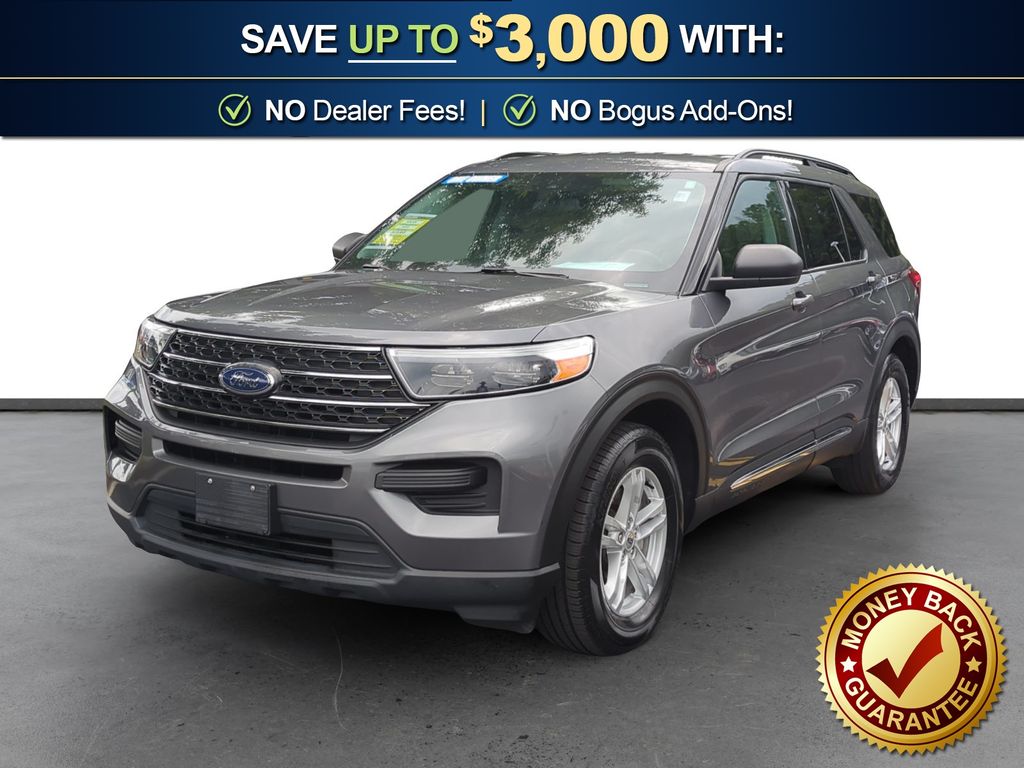 Carbonized Gray Metallic 2022 Ford Explorer SUV / Crossover Rear-Wheel Drive Automatic