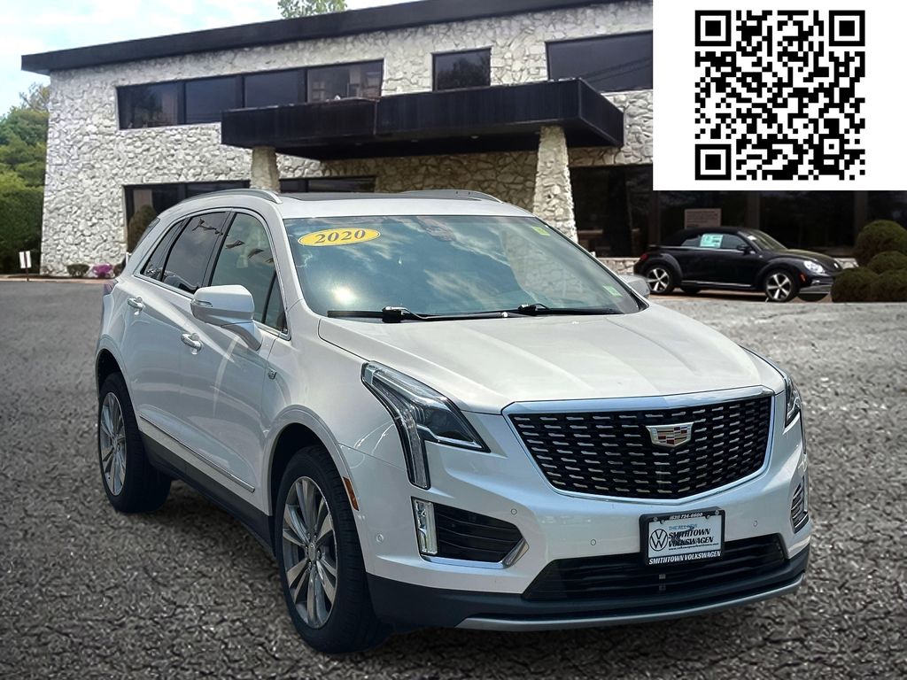 Crystal White 2020 Cadillac XT5 SUV / Crossover Four-Wheel Drive 9-Speed Automatic