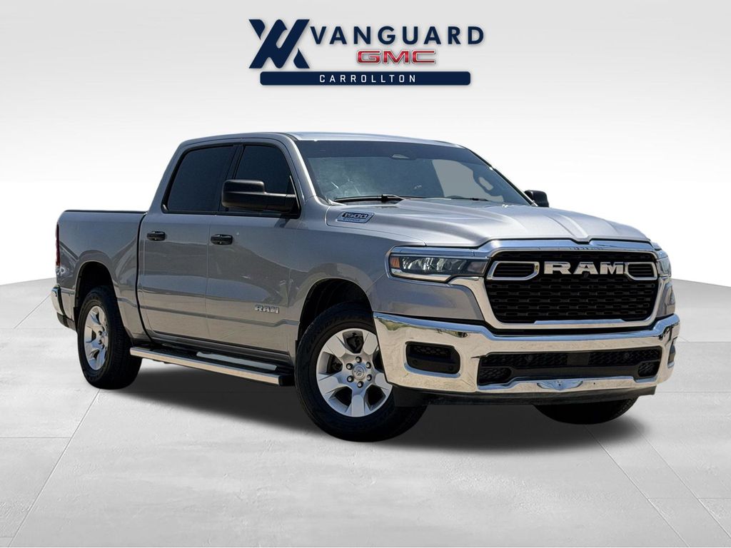 Billet Silver Metallic Clearcoat 2025 RAM 1500 Pickup Truck 4X2 8-Speed Automatic