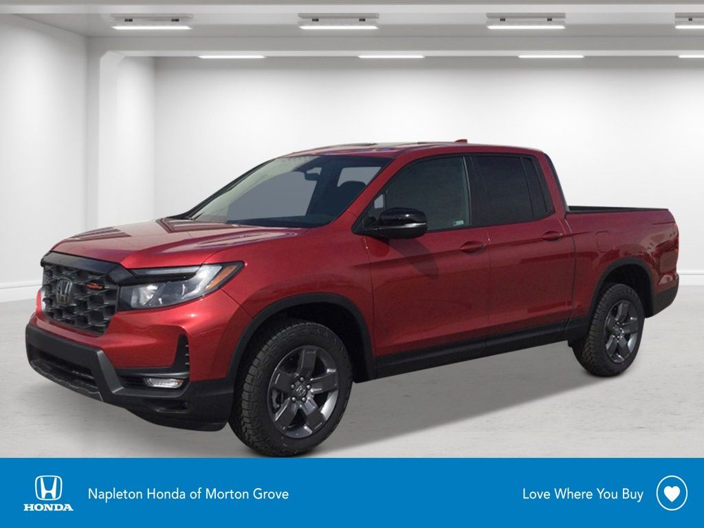 Radiant Red Metallic II 2026 Honda Ridgeline Pickup Truck All-Wheel Drive 9-Speed Automatic