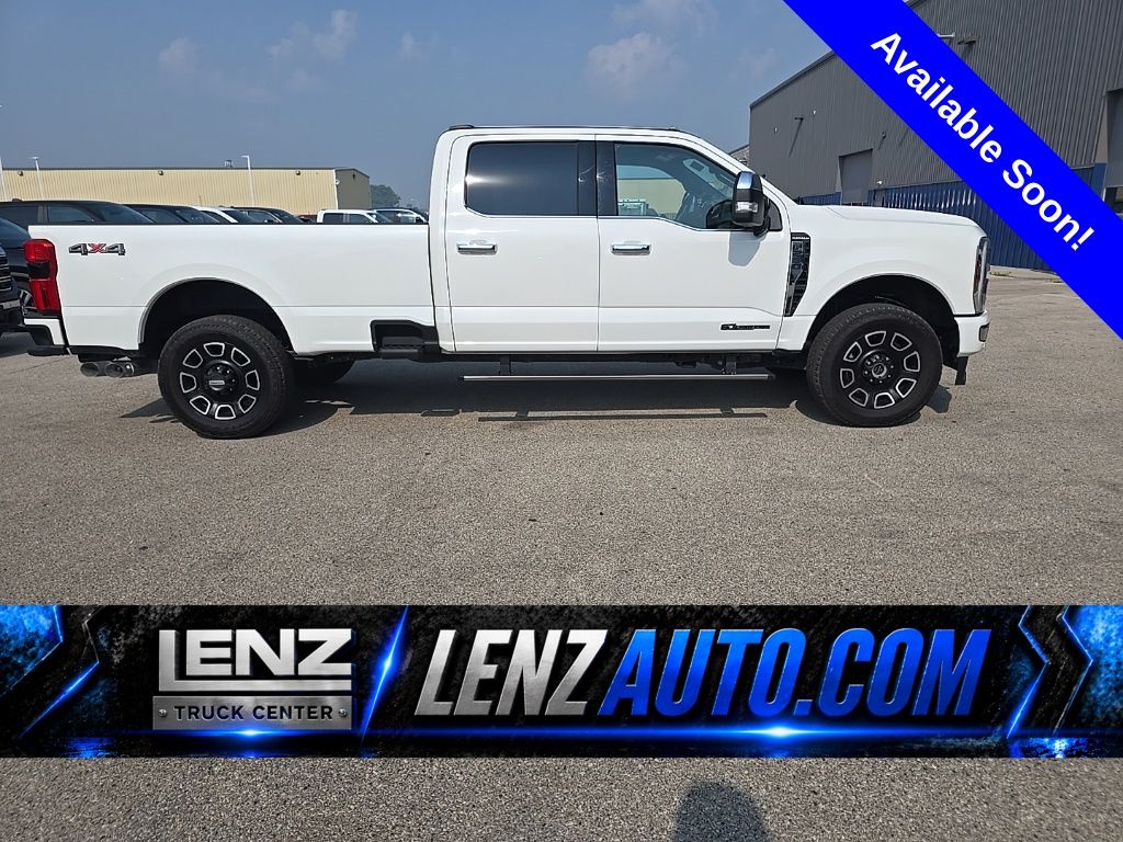 Star White Metallic Tri-Coat 2024 Ford F-250 Super Duty Pickup Truck Four-Wheel Drive Automatic