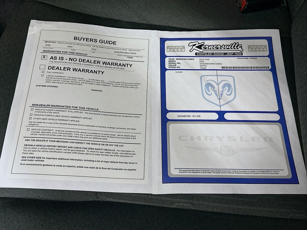 Used 2022 White Ram Tradesman image 37