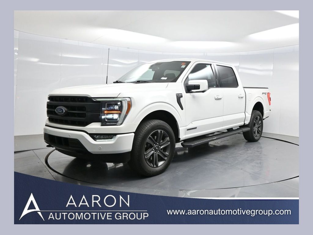 Star White Metallic Tri-Coat 2023 Ford F-150 Pickup Truck Four-Wheel Drive Automatic