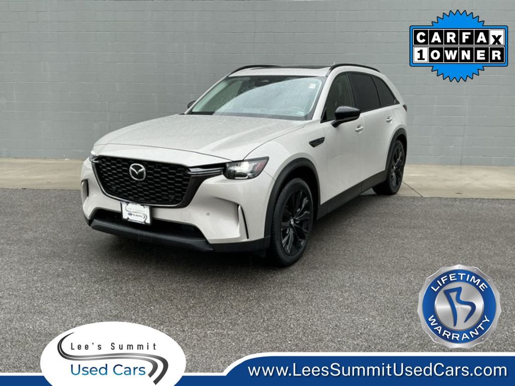 Gray (Platinum Quartz) 2025 Mazda CX-90 3.3 Turbo Premium Sport AWD SUV / Crossover All-Wheel Drive 8-Speed Automatic