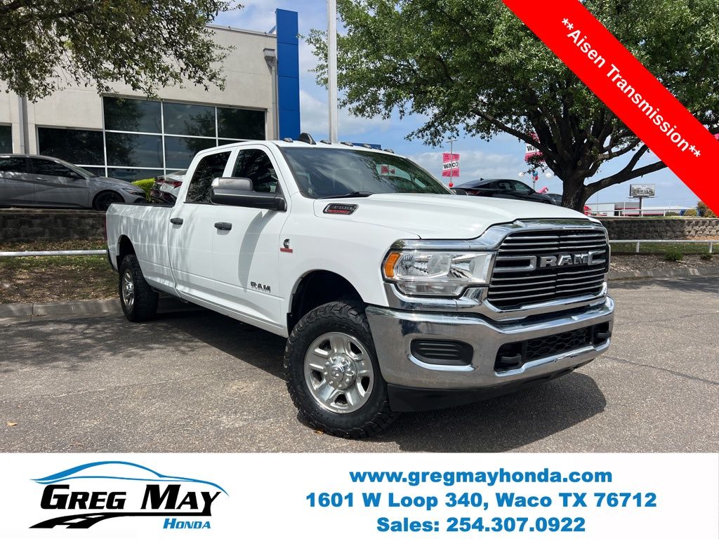 Bright White Clearcoat 2022 RAM 3500 Tradesman Crew Cab LB 4WD Pickup Truck Four-Wheel Drive 6-Speed Automatic