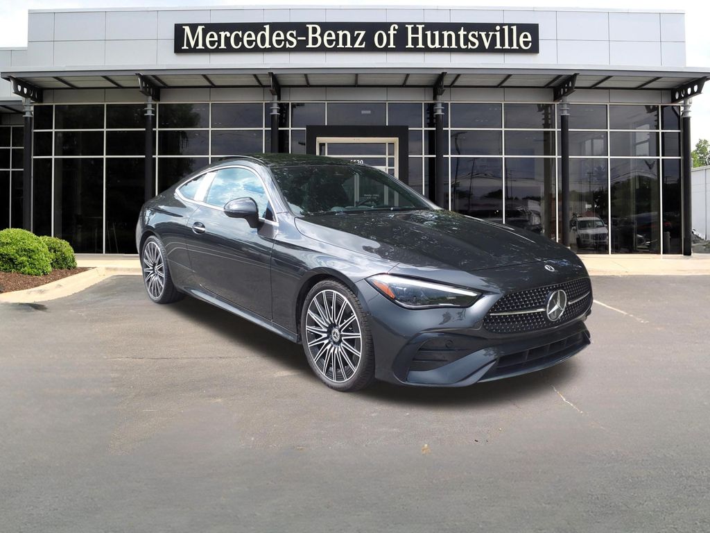 Graphite Gray Metallic 2025 Mercedes-Benz CLE Coupe All-Wheel Drive 9-Speed Automatic